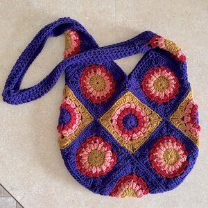 Granny square crossbody bag